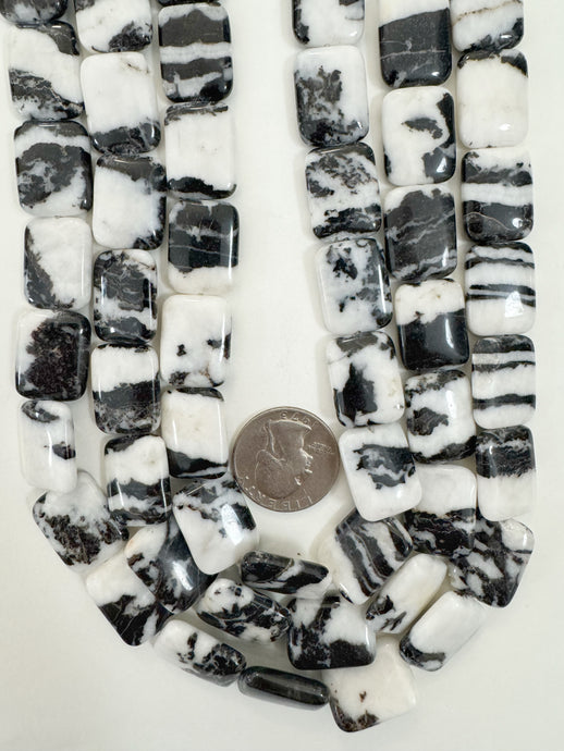 mexican zebra jasper, 20x15x5mm rectangle, 15