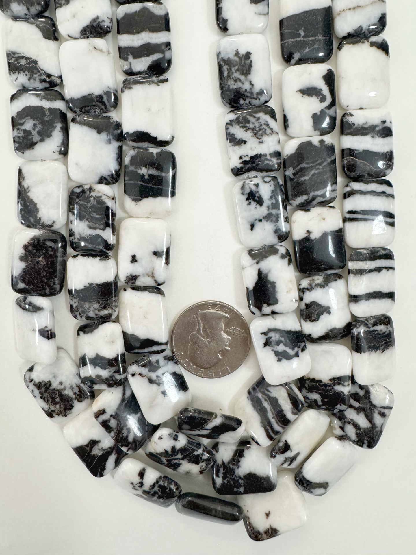 mexican zebra jasper, 20x15x5mm rectangle, 15