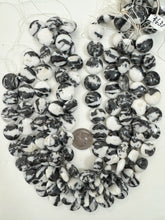mexican zebra jasper, 18x18x8mm coin, 15" strand, sold per strand