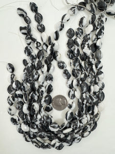 mexican zebra jasper, 16x12x4mm horse eye, 15" strand, sold per strand
