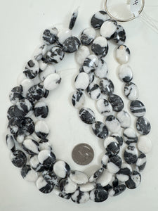 mexican zebra jasper, 20x15x5mm oval, 15" strand, sold per strand