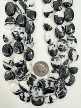 mexican zebra jasper, 19x14x6mm oval, 15" strand, sold per strand (batch 1)