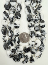 mexican zebra jasper, 18x13x6mm oval, 15" strand, sold per strand (batch 2)
