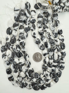 mexican zebra jasper, 18x13x6mm oval, 15" strand, sold per strand (batch 2)