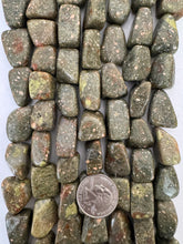 apple jasper, 20mm tumbled nugget, 15" strand,  SOLD PER STRAND