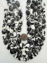mexican zebra jasper, 18x13x6mm oval, 15" strand,  SOLD PER STRAND