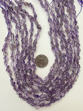 natural amethyst, 6-12mm size mix tumbled nuggets, 15" strand,  SOLD PER STRAND