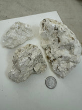 raw and unfinished sepiolite, 2.12 pound 3 piece lot, for lapidary or mineral sample display use, no holes