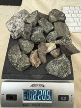 raw and unfinished natural stone, 2.20 pound 19 piece lot, for lapidary or mineral sample display use, no holes