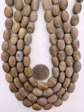 picture jasper, semi dull finish, 14x12x8mm oval, 15" strand, SOLD PER STRAND