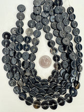 sardonyx, 16x16x3mm donut or rondelle, 15" strand, SOLD PER STRAND