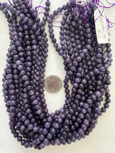 lepidolite, 6mm round, 15" strand,  SOLD PER STRAND