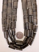 black antique jasper , 20x14x5mm rectangle, 15" strand, sold per strand