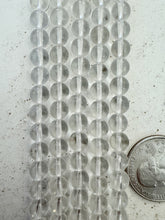quartz, 6mm round, 15" strand, SOLD PER STRAND