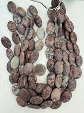porcelain jasper, semi dull finish, 24x18x6mm oval, 15" strand,  SOLD PER STRAND