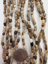 brown fall tones jasper, 6-7mm nugget, 15" strand,  SOLD PER STRAND