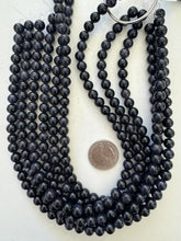 blue goldstone, 8mm round, 15" strand, SOLD PER STRAND
