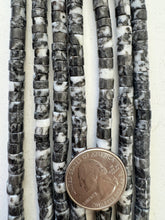 mexican zebra jasper, 6x4mm heishi rondelle, 15" strand,  SOLD PER STRAND
