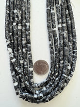 mexican zebra jasper, 6x4mm heishi rondelle, 15" strand,  SOLD PER STRAND