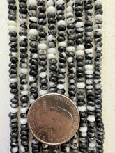 mexican zebra jasper, 4x2mm rondelle, 15" strand,  SOLD PER STRAND