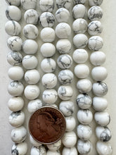 howlite, matte finish, 10mm round, 15" strand, SOLD PER STRAND