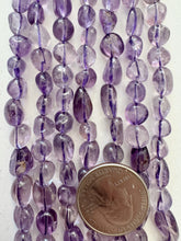 amethyst, 8mm tumbled nuggets mix, 15" strand,  SOLD PER STRAND