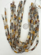chinese lodalite, 12x8x4mm rectngle, 15" strand, sold per strand