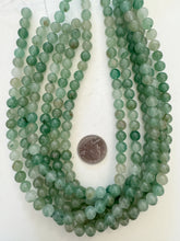 aventurine, 8mm round, 15" strand,  SOLD PER STRAND