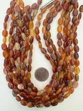 carnelian, 12x9x5mm oval, 15" strand,  SOLD PER STRAND