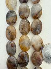 chinese lodalite, 18x13x5mm oval, 15" strand,   SOLD PER STRAND