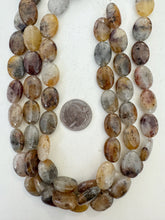 chinese lodalite, 18x13x5mm oval, 15" strand,   SOLD PER STRAND