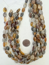 chinese lodalite, 13x10x5mm oval, 15" strand,   SOLD PER STRAND