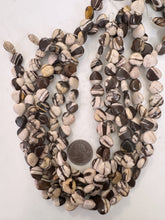 brown zebra jasper, 12x12x5mm teardrop pear, 15" strand, sold per strand