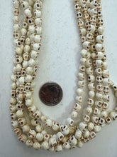 magnesite, 7mm skull, 15" strand,  SOLD PER STRAND