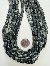 chinese writing jasper, 12x8x4mm rectangle, 15" strand, SOLD PER STRAND