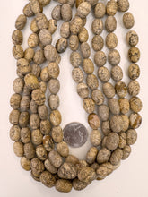 picture jasper, 14x11x9mm oval, 15" strand,  SOLD PER STRAND