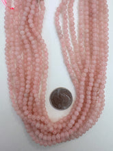 rose quartz, 4mm round, 15" strand,  SOLD PER STRAND