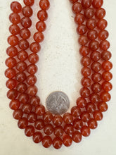 carnelian, 10mm round 15" strand, sold per strand (darker batch)
