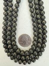 pyrite, 8mm round 15" strand, sold per strand