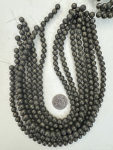 pyrite, 8mm round 15" strand, sold per strand