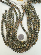 rhyolite (rainforest jasper), 8mm round 15" strand, sold per strand