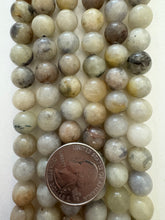 iolite, semi dull finish, 10mm round, 15" strand, SOLD PER STRAND