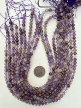 amethyst, 6mm round, 15" strand, sold per strand