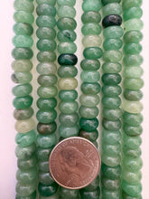 aventurine, 10x6mm rondelle, 15" strand, SOLD PER STRAND