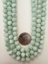green angelite, 8mm round, 15" strand, sold per strand