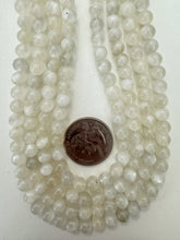 white moonstone, 6mm round, 15" strand, sold per strand