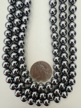 terahertz,  8mm round, 15" strand, sold per strand