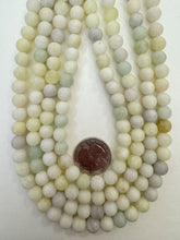 jade, matte finish, 8mm round, 15" strand,  SOLD PER STRAND