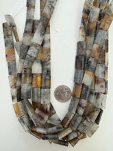 chinese lodalite, 19x12x5mm rectangle, 15" strand,   SOLD PER STRAND