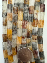 chinese lodalite, 12x8x4mm rectngle, 15" strand,  SOLD PER STRAND